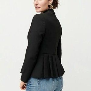 J. Crew Black Blazer with Peplum Back - size 10